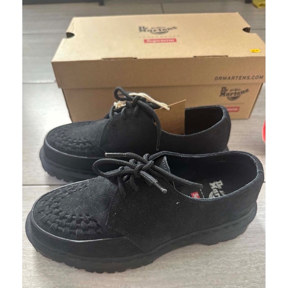 Supreme x Dr Martens: Ramsey Creeper shoes, black suede, eu 39, UNISEX - Picture 4 of 12